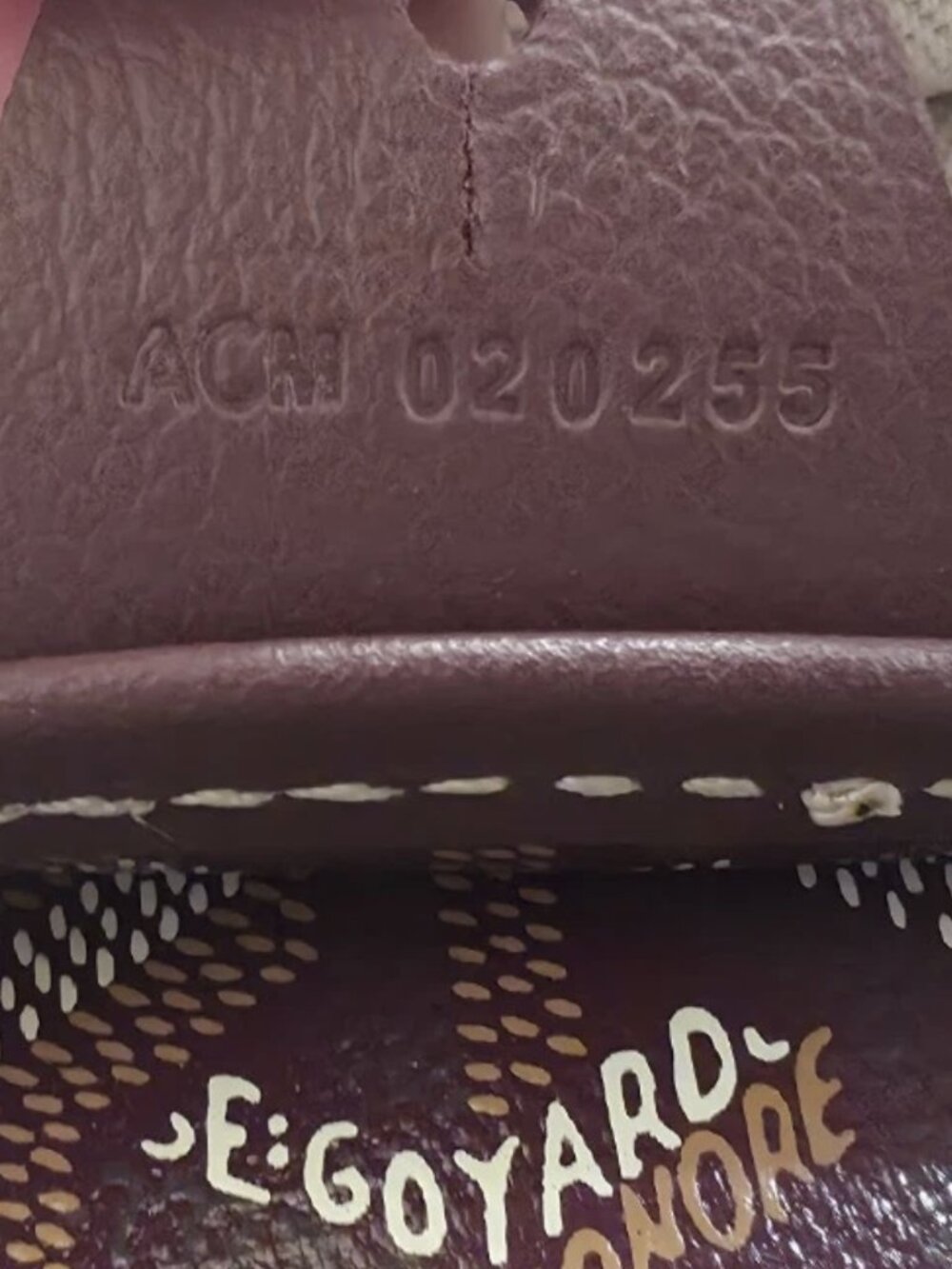 GOYARD Artois PM in Bordeaux with shopping tote, dust bag, original receipt - Picture 2 of 11